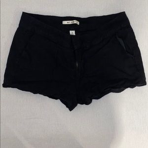 Black shorts